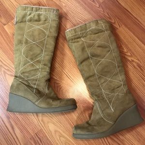 Faux Suede Boots